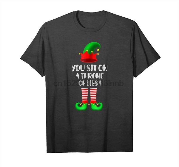 

order now you sit on a throne of lies elf ugly christmas gift t shirt t-shirt