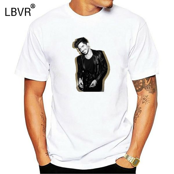 

адам ламберт тенниска адам ламберт мерч тур t-shirt cute хлопок майка 6xl основном mens короткий рукав футболка