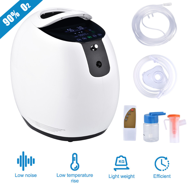 

1l/2l/6l oxygen generator portable oxygen concentrator generator air purifier for home use 110v 220v without battery