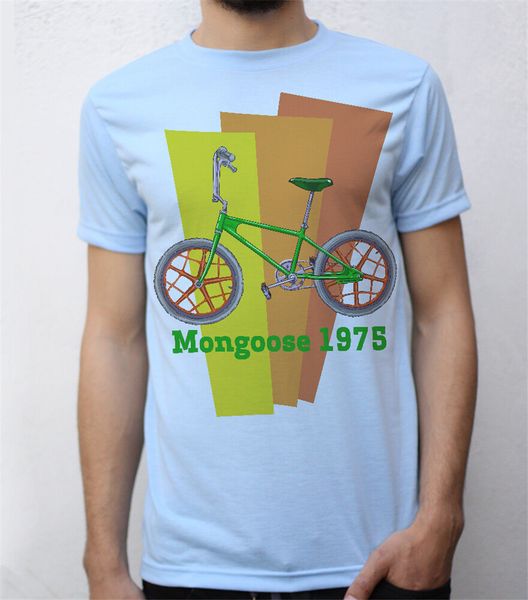 

mongoose 1975 t shirt design bmx bike harajuku fashion classic tee shirt