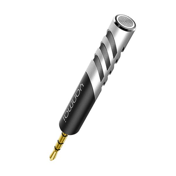 

3.5mm plug mini condenser recording microphone chatting mic 90 adjustable