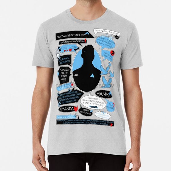 

connor_quote t shirt connor rk800 detroit become human detroit deviant conner hank kara markus