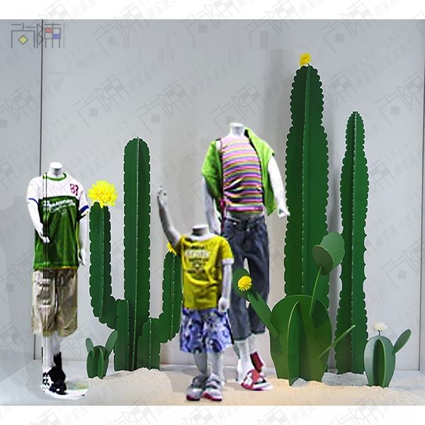 

summer creative cactus decorative display props store window scene ornaments summer creative cactus decorative clothing beauty clothingdispl