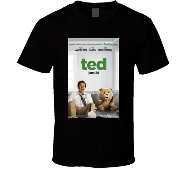 

новый ted классика комедии о фильме мужские футболки размер s-2xl красочный tee shirt