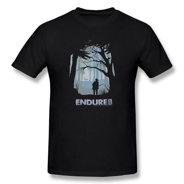 

the last of us endure winter forest hunt endure mens t-shirt black