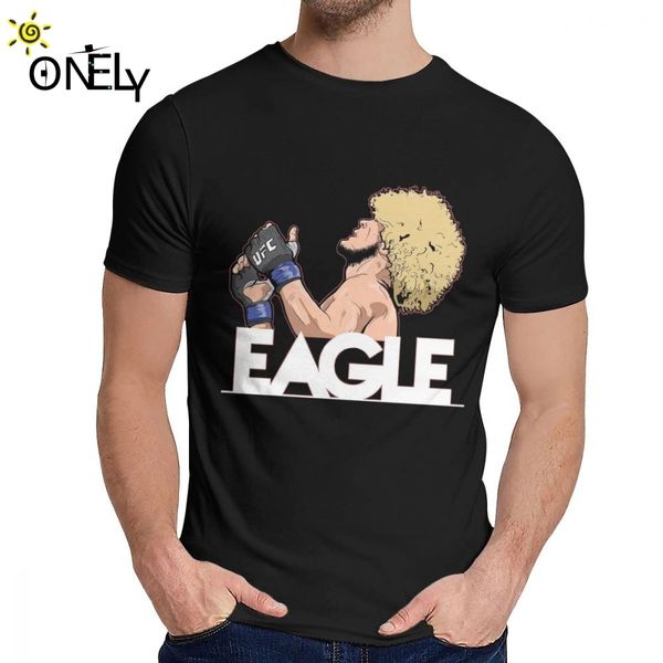 

шею нурмагомедов ufc истребитель футболки hip hop мужской чистый хлопок homme tee shirt сша размер s-6xl