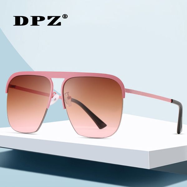 

sunglasses 2021 women men retro vintage oversized eyewear feminino big shades, White;black
