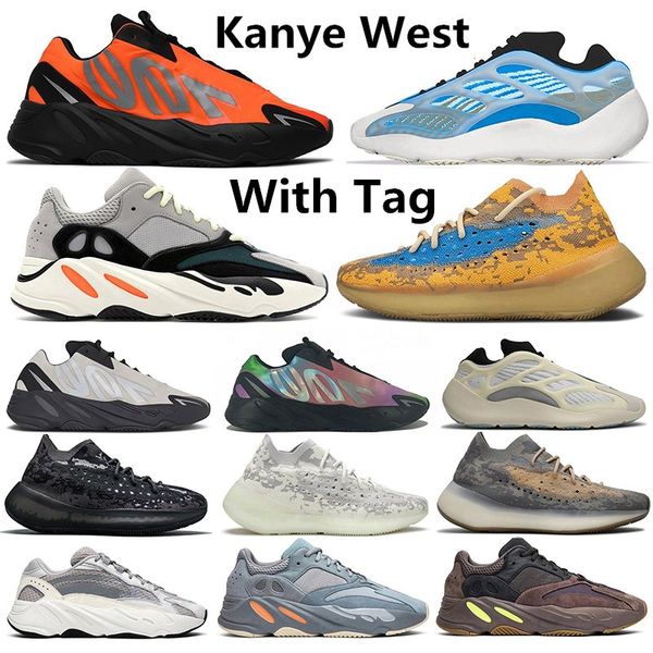 

2020 новый kanye west azareth wave runner мужчины кроссовки оранжевый azael чужеродные инерция сиреневый vanta статическая женщины мужские к
