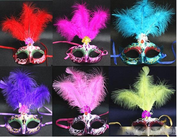 

mask feathers wedding party masks masquerade mask venetian mask women lady masks carnival mardi gras costume