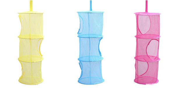 

fashion shelf hanging storage net kids toy organizer bag bedroom wall door closet