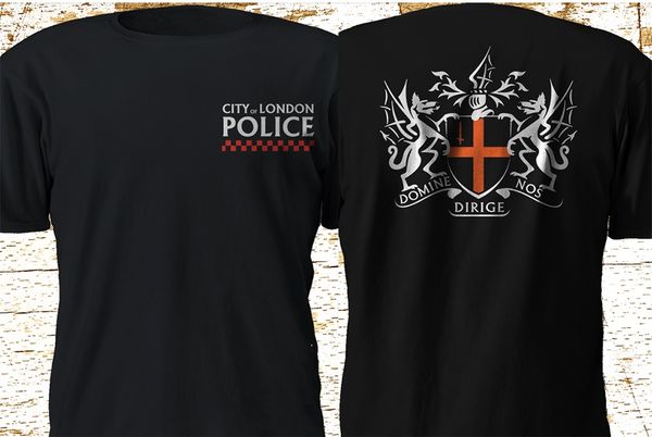 

new city of london police metropolitan swat service summer men o-neck print t-shirts fashion slim short sleeve t shirt