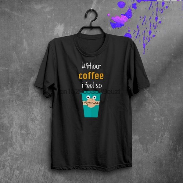 

кофе lover футболка смешные печати с коротким рукавом уникальные hand made tee чашка кофе спортивная майка