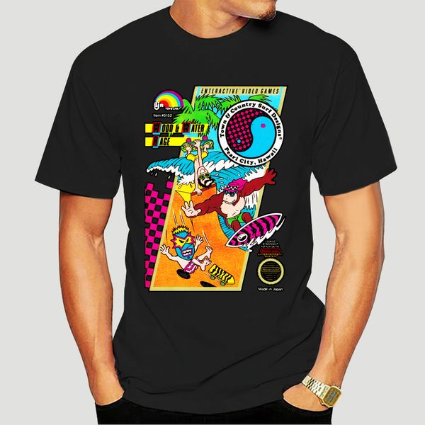

vintage skate surf t-shirt da boys nintendogame 80s surfing skateboarding short sleeve tee shirt 3822a