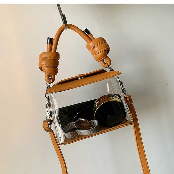 

transparent jelly clear handbag 2020 summer beach fashion new pvc women's designer handbag cute girl tote shoulder messenger bag