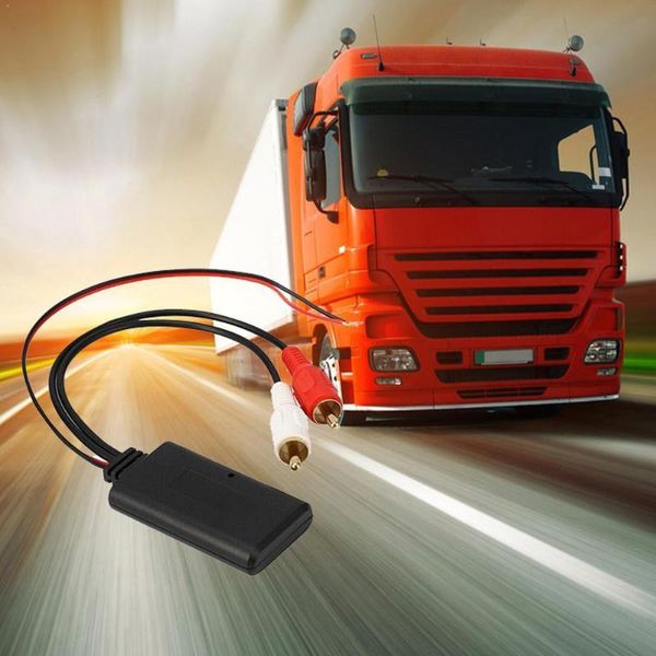 

universal bluetooth aux receiver module 2 rca cable stereo music auto input play wireless car adapter o radio for truck o2f8