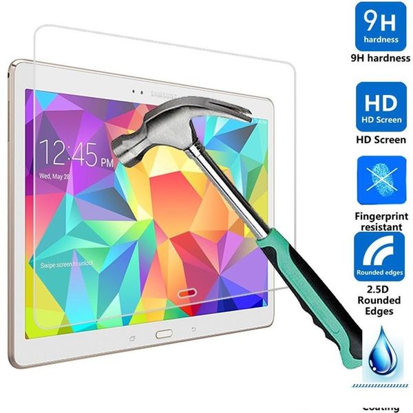 

30pcs explosion proof 9h 0.3mm screen protector tempered glass for samsung galaxy tab s 10.5 t800 t805 no package