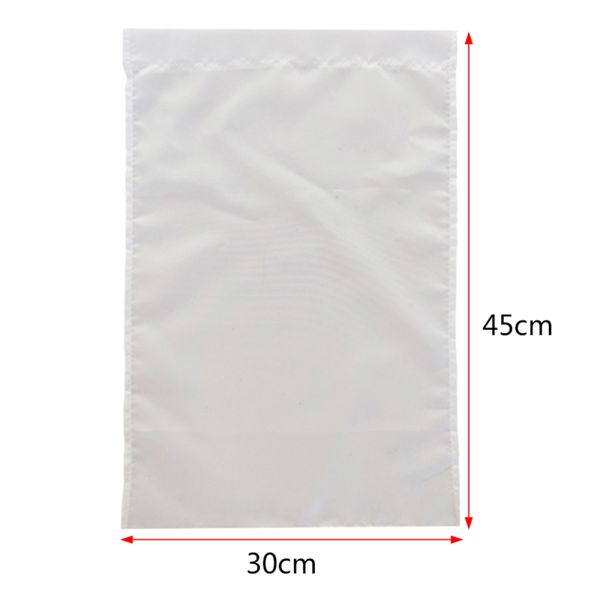 

sublimation garden flag blanks 100d polyester fabric single sided one layer wholesale diy blank yard flags banner