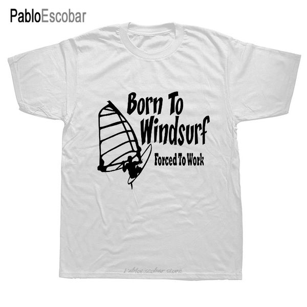

funny born to windsurf evolution funny t shirt for men