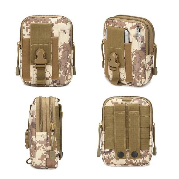 

phone case advocator men 5.5 camouflage nylon fanny bag mobile phone travel waist pack bag military men waist fanny pack waist belt bag
