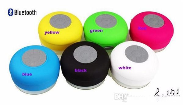 

mini waterproof dustproof ipx4 speaker wireless bluetooth portable speakers handsreceive call shower suction-cup speakers 6 colors