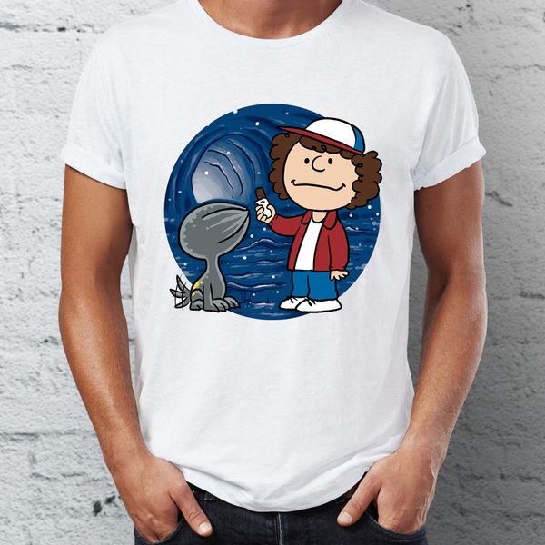 

мужская футболка незнакомец pet незнакомец вещи justin смешные высокий tee