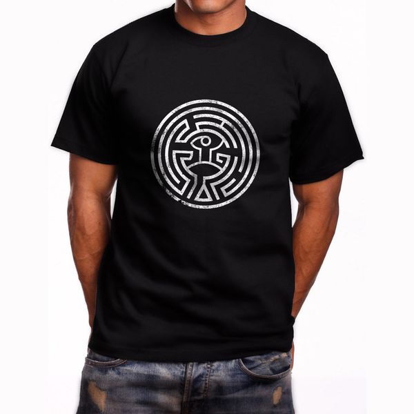 

new westworld maze short sleeve men's black t-shirt size s to 3xl print t shirt men summer style fashion tee