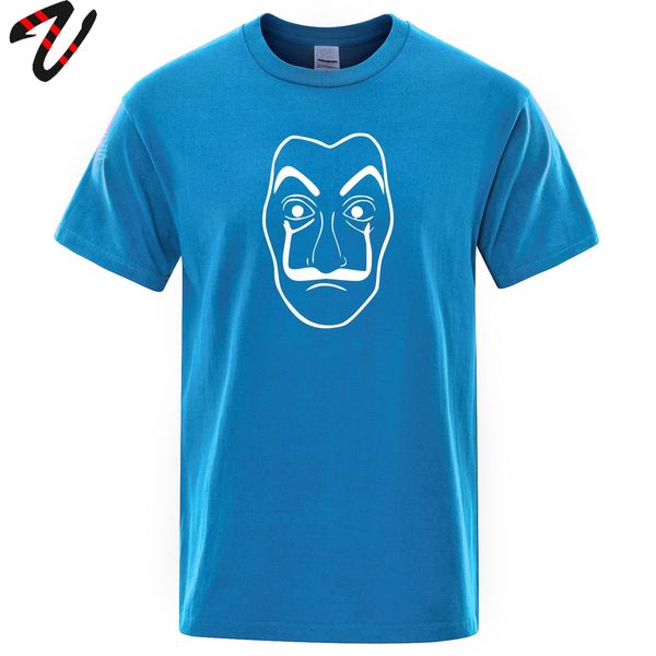 

дом бумажных денег heist la casa de papel men t shirt extended премиум хлопок crew neck мужской марка толстовка футболка камиз