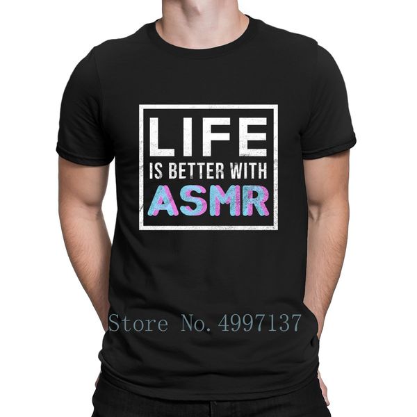 

asmr relaxe relaxeation whisperer t shirt letters gift plus size 3xl print funny pattern tee shirt spring autumn shirt