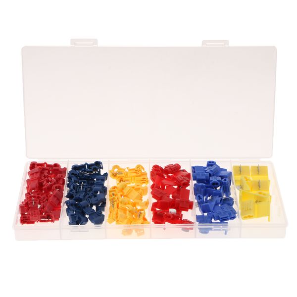 

96pcs quick splice wiring electrical insulated terminals connector kit