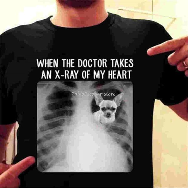 

chihuahua lovers when the doctor takes an x-ray of my heart men t-shirt s-6xl loose fit tee shirt