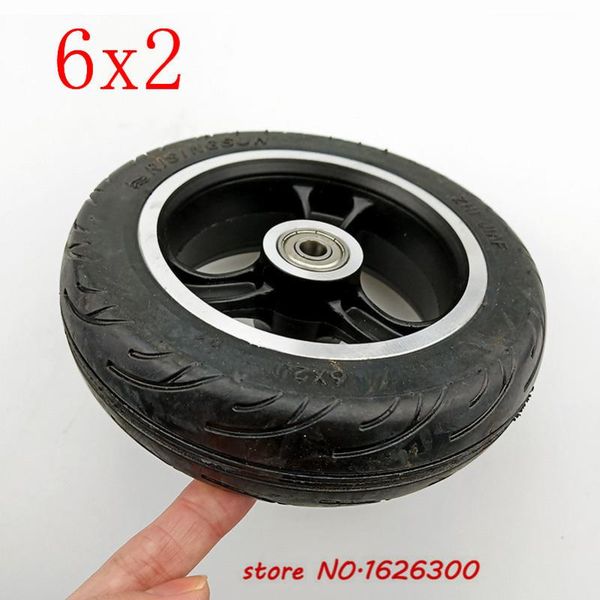 

6x2j solid tire wheel hub fast wheel f0 widened rear 6 inch electric scooter solid tyre