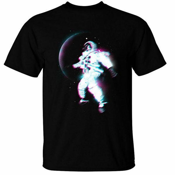 

space blur t-shirt mens astronaut moon trippy outerspace new funny tee shirt