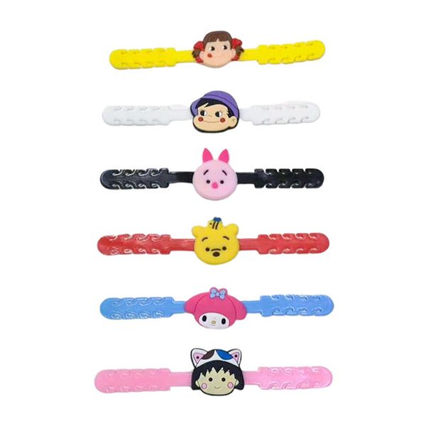 

adjustable mask hook children soft pvc cartoon kids face masks extension holder for ear protective designers face cover holder f91401, Blue