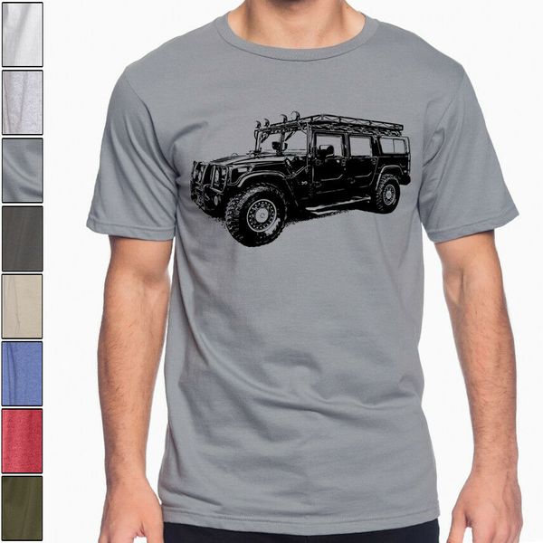 

american muscle car off road humvee h1 soft cotton t-shirt s-xxxl multi colors