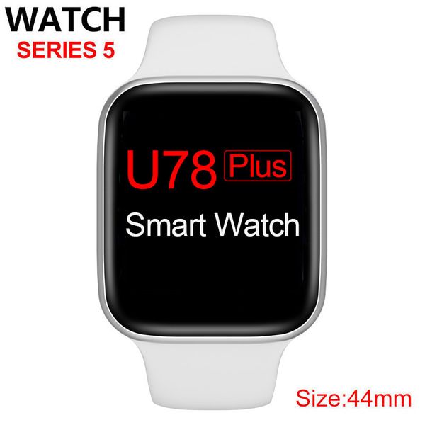 

u78 plus smartwatch series 5 1to1 44мм bluetooth вызова музыкальный плеер смарт часы телефон часы сири голосового управления спорт браслет д