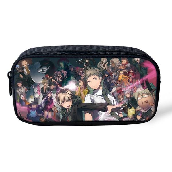 

haoyun danganronpa design student pen holder bag pencil case for boys girls children's gifts school supplies mochila
