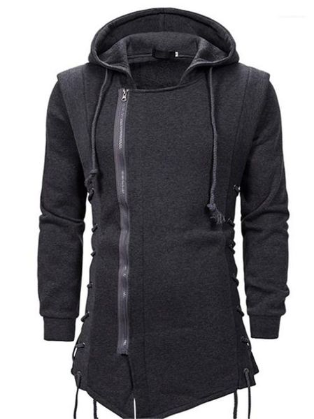 

casual pullover o-neck long sleeve hoodies mens clothing winter mens hoodies fashion drawstring natural color hoodies, Black