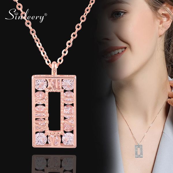 

sinleery hollow geometric rectangle choker necklace gold silver color chain tiny crystal accessories girlfriend gifts xl742 ssi