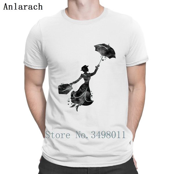 

mary poppins t shirt designer cotton plus size 3xl cool anti-wrinkle casual spring autumn letters mens tee shirt