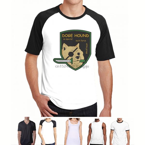 

t shirtfashion men t-shirt bioshick doge hound metal gear solid smen t shirt