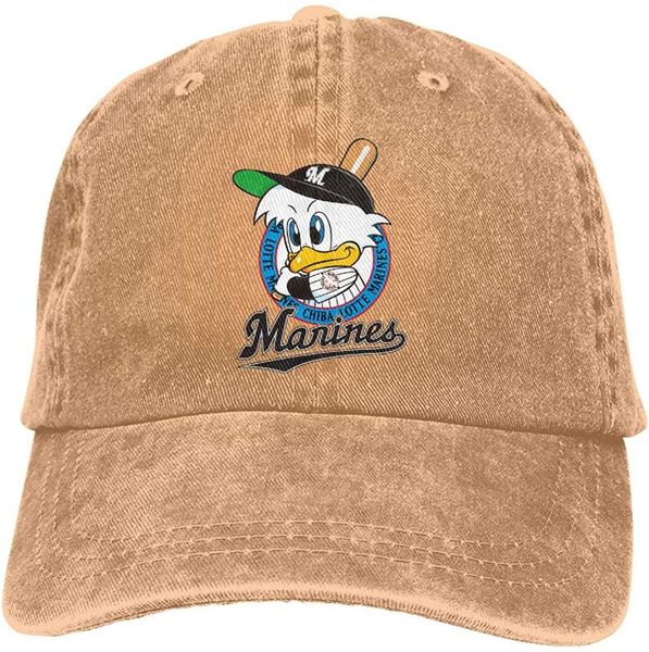 

ball caps hengquw chiba lotte marines baseball cap adjustable trucker hat, Blue;gray