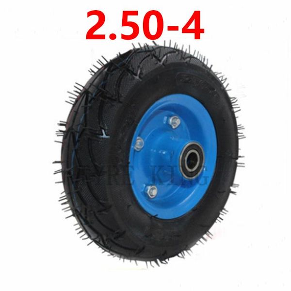 

various 2.50-4 pneumatic wheel tyre 8 inch thickened inner and outer tire with hub for electric scooter, trolley parts