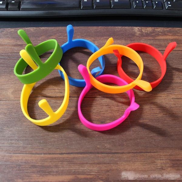

6 colors silicone egg rings egg mold kitchen silicone egg tools fry frier oven poacher pancake mould
