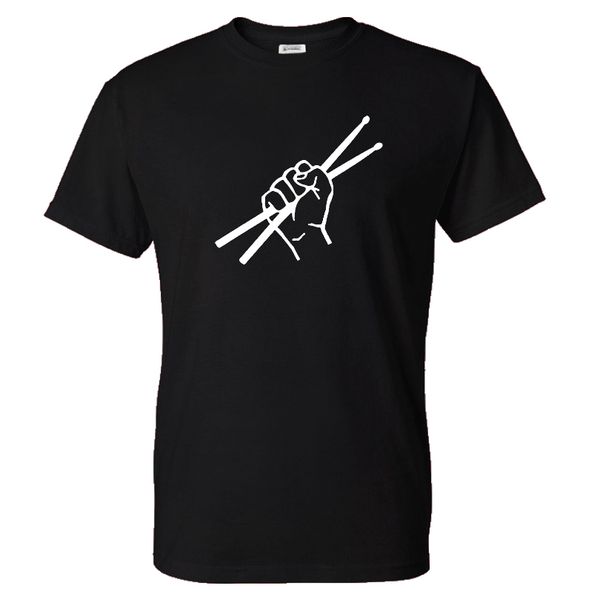 

new fashion t-shirt funny print drum drummer streetwear men women cotton tshirt sport casual shirt o-neck short sleeve tees