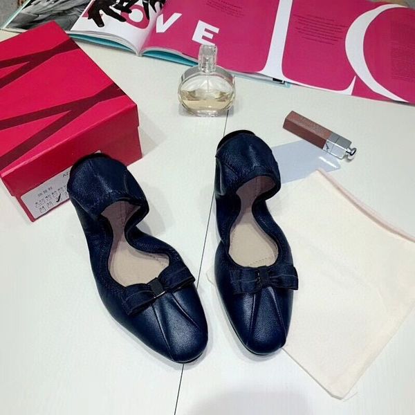 

genuine leather women's shoes short cashmere inner women's flats outside office ladies flats solid light slip-on shallow shoes, Black