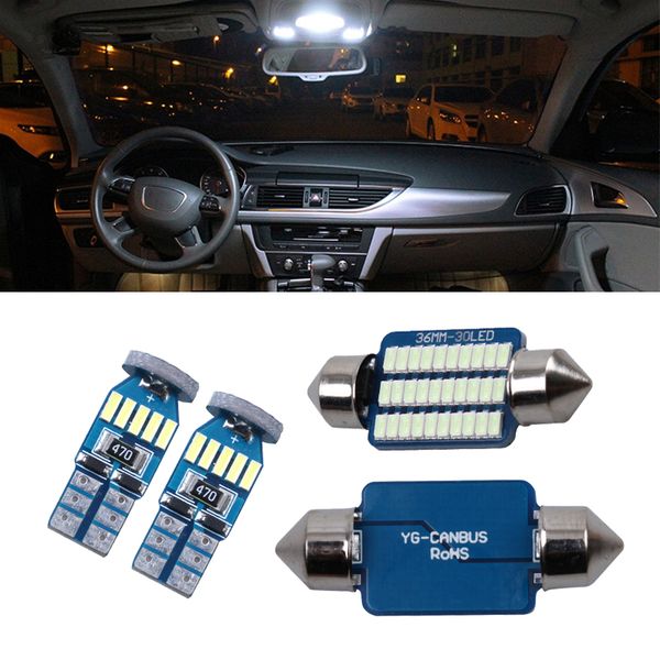 

5pcs t10 led canbus error led white ice blue interior map door dome light kit fit for x-trail t31 2007-2013