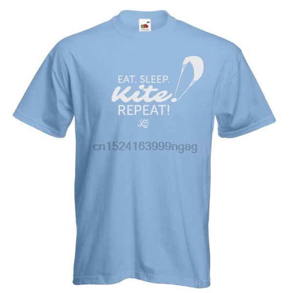 

t-shirt - eat. sleep. kite. repeat - kitesurf kiteboarding surfer lifestyle