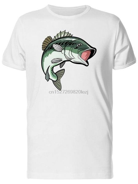 

green bass cartoon mens tee -image by male female tee shirt