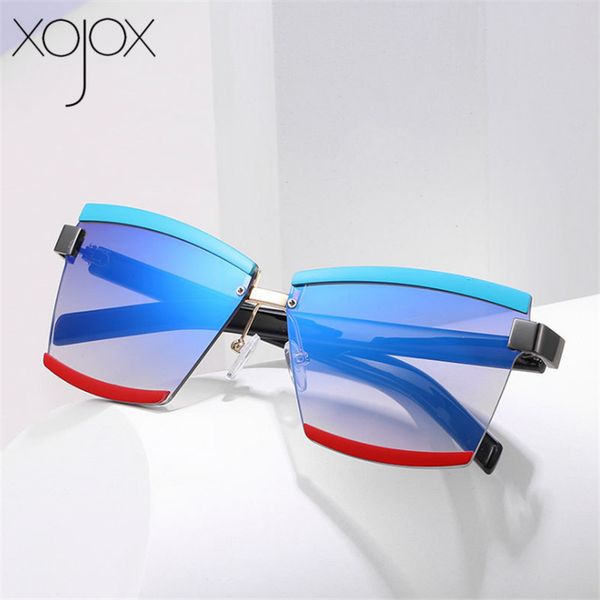 

sunglasses xojox vintage men women hit color sun glasses brand deisgner metal square eyeglasses male female uv400 goggles, White;black