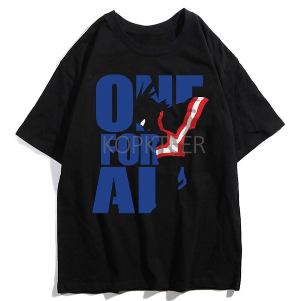 

my hero academia midoriya izuku all might bakugou katsuki anime men t-shirt short sleeve printed for men camiseta masculina